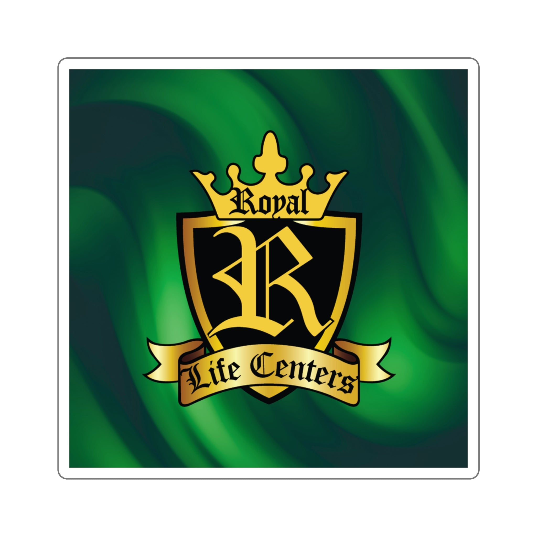 Royel Sticker Royal Logo Square Sticker – Aliya Shop